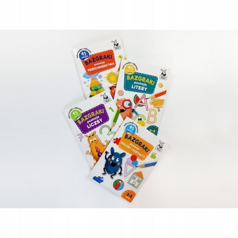 Bazgraki Poznają Przeciwieństwa z Naklejkami
