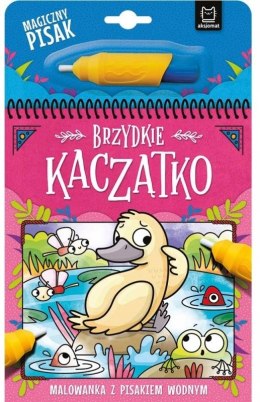 Brzydkie kaczątko Malowanka z Pisakiem Wodnym Bajki Kolorowanka Aksjomat