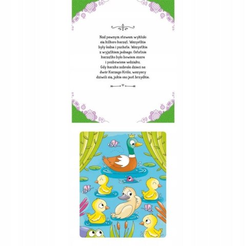 Brzydkie kaczątko Malowanka z Pisakiem Wodnym Bajki Kolorowanka Aksjomat