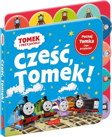 Cześć Tomek Książka z registrami Tomek przyjaciele