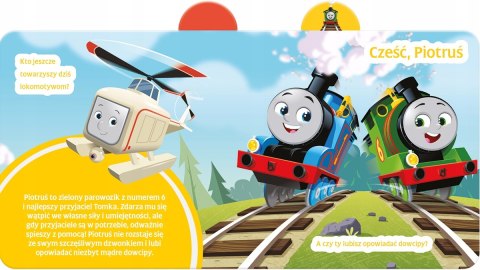 Cześć Tomek Książka z registrami Tomek przyjaciele