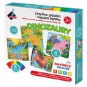 Dinozaury Piankowa wyklejanka Zręczna Rączka