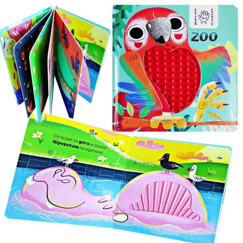 Dotykam Poznaję Zoo Książeczka Sensoryczna Wypukła