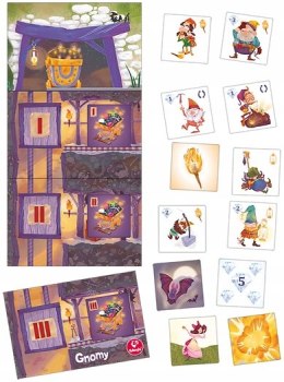 Gra planszowa Gnomy Kukuryku Rodzinna 7+