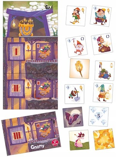 Gra planszowa Gnomy Kukuryku Rodzinna 7+