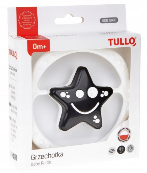Grzechotka Czarno Biała Gwiazdka Kontrastowa Tullo