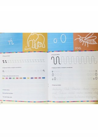 Idę do szkoły Litery i cyfry Zeszyt kaligraficzny