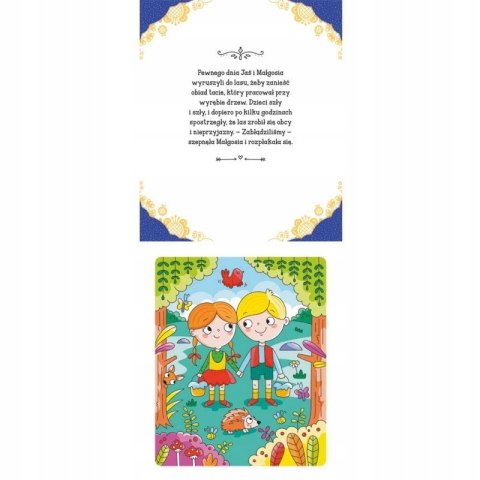 Jaś i Małgosia Malowanka z Pisakiem Wodnym Bajki Kolorowanka Aksjomat