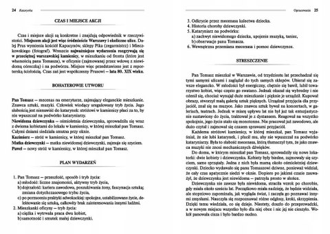 Katarynka Bolesław Prus Lektura z Opracowaniem Greg