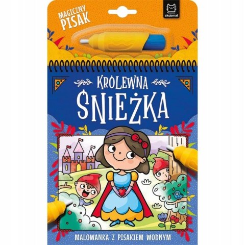 Królewna Śnieżka Malowanka z Pisakiem Wodnym Bajki Kolorowanka Aksjomat