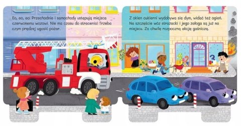 Książeczka Maluszka Jedzie jedzie Wóz strażacki Aksjomat