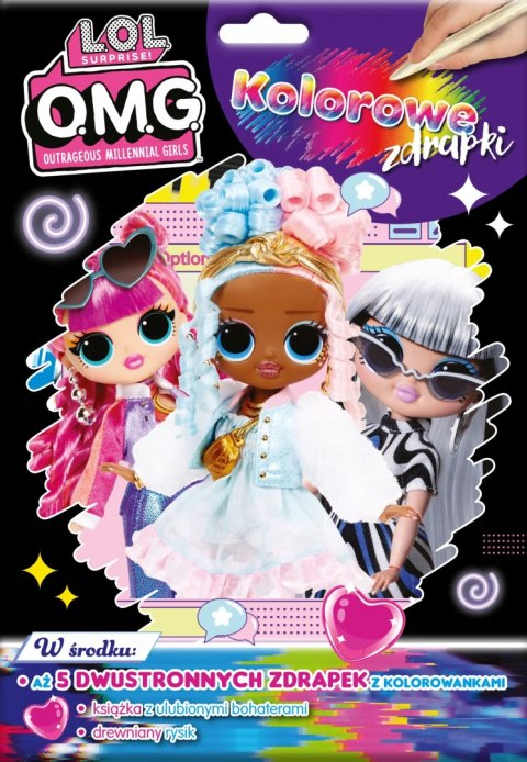 LOL Surprise! Kolorowe zdrapki Zdrapywanka Zdrapka