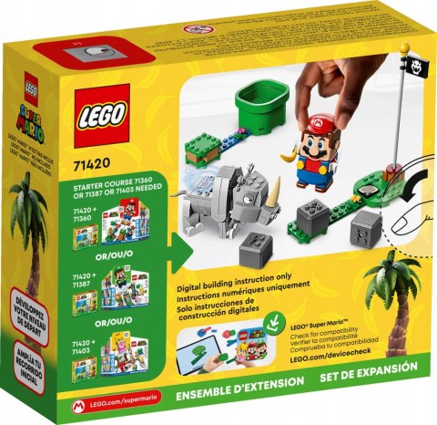 Lego 71420 Super Mario Nosorożec Rambi Zestaw