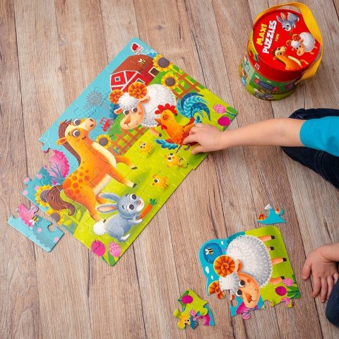 Maxi puzzle 2 w 1 Farma Wieś Roter Kafer