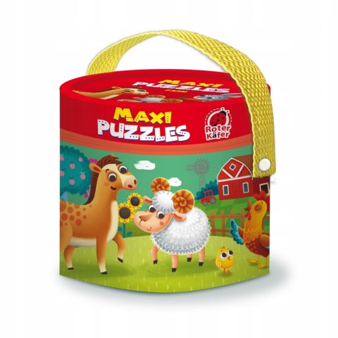 Maxi puzzle 2 w 1 Farma Wieś Roter Kafer