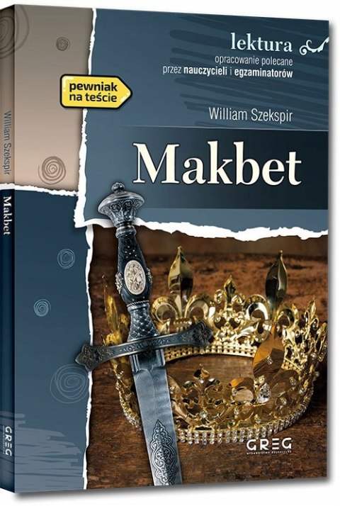 Makbet William Szekspir Lektura z Opracowaniem Greg