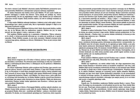 Makbet William Szekspir Lektura z Opracowaniem Greg