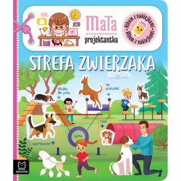 Mała Projektantka Strefa Zwierzaka z Naklejkami Aksjomat