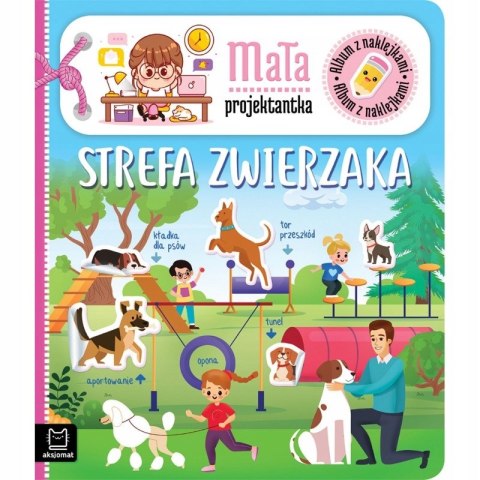 Mała Projektantka Strefa Zwierzaka z Naklejkami Aksjomat