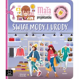 Mała Projektantka Świat Mody i Urody z Naklejkami Aksjomat