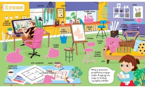 Mała Projektantka Wyjątkowe Wnętrza z Naklejkami Aksjomat