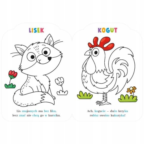 Malowanki Rymowanki z Kotkiem Czytam Koloruję Aksjomat