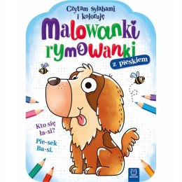 Malowanki Rymowanki z Pieskiem Czytam Koloruję Aksjomat