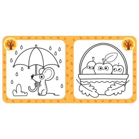 Mały Miś Co pasuje? Pory roku Puzzle + książeczka Aksjomat