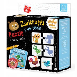 Mały Miś To Lubi Zwierzęta i ich cienie Puzzle Aksjomat