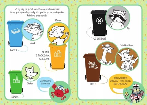 Mały Uczeń Moja segregacja śmieci