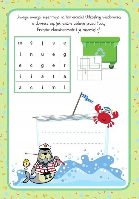 Mały Uczeń Moja segregacja śmieci