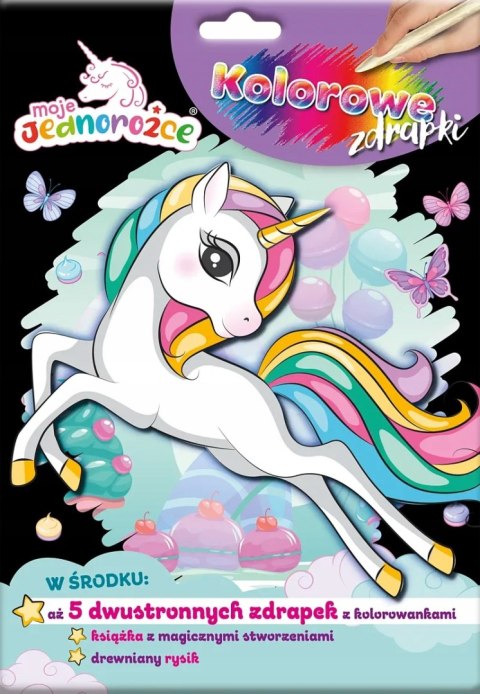 Moje Jednorożce Kolorowe zdrapki Zdrapywanka
