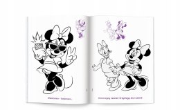 Myszka Minnie Naklejam i Koloruję Naklejki