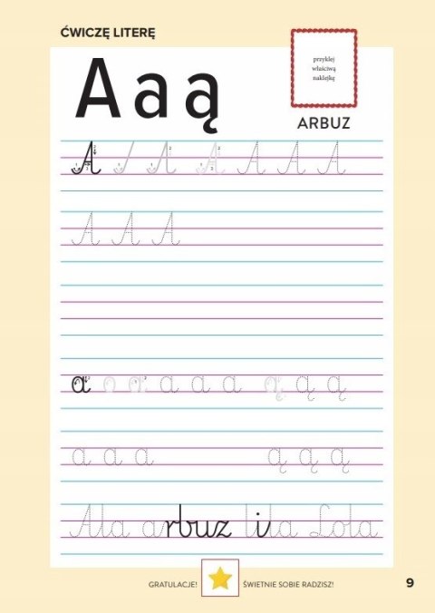 Nauka pisania Ćwiczenia Zadania grafomotoryczne