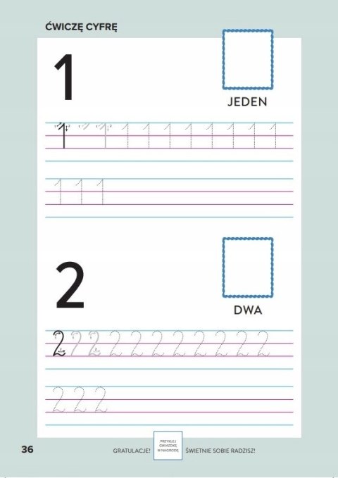 Nauka pisania Ćwiczenia Zadania grafomotoryczne