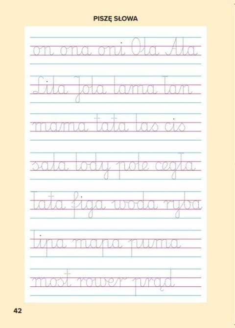 Nauka pisania Ćwiczenia Zadania grafomotoryczne