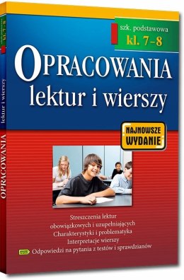 Opracowania Lektur i Wierszy Szkoła Podstawowa 7-8 Greg