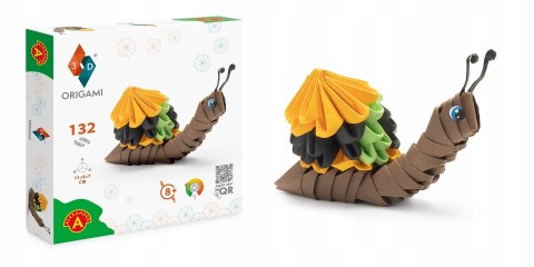 Origami 3D Ślimak Alexander Papier Składanie 8+