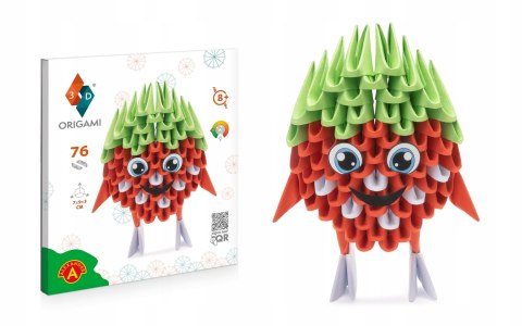 Origami 3D Truskawka Alexander Papier Składanie 8+