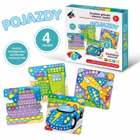 Pojazdy Piankowa wyklejanka Zręczna Rączka