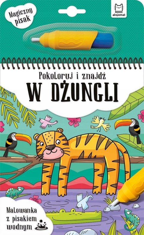 Pokoloruj i znajdź w dżungli Malowanka z pisakiem Aksjomat