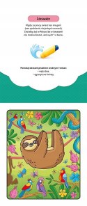 Pokoloruj i znajdź w dżungli Malowanka z pisakiem Aksjomat