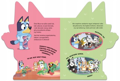 Poznaj Bluey Książeczka Blue Harperkids