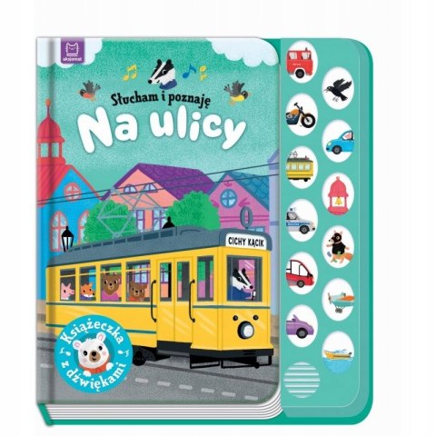Słucham i Poznaję Na Ulicy Książeczka z Dźwiękami Aksjomat