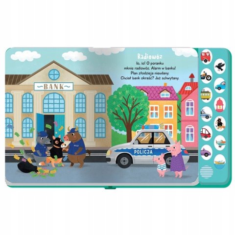 Słucham i Poznaję Na Ulicy Książeczka z Dźwiękami Aksjomat