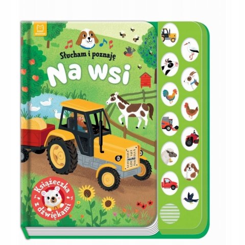 Słucham i Poznaję Na Wsi Książeczka z Dźwiękami Aksjomat