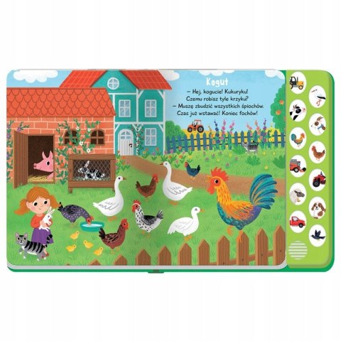 Słucham i Poznaję Na Wsi Książeczka z Dźwiękami Aksjomat