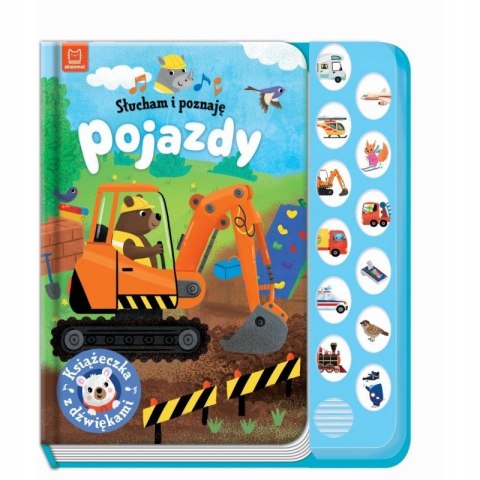 Słucham i Poznaję Pojazdy Książeczka z Dźwiękami Aksjomat