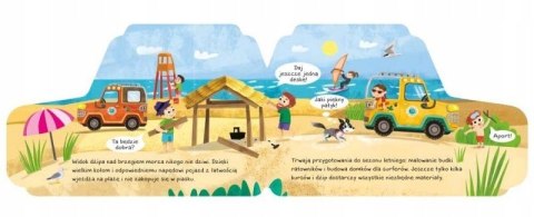 Świat na Kółkach Dżip Książeczka Zabawka Auta Aksjomat