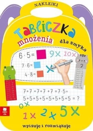 Tabliczka mnożenia dla smyka Wpisuję i Rozwiązuje